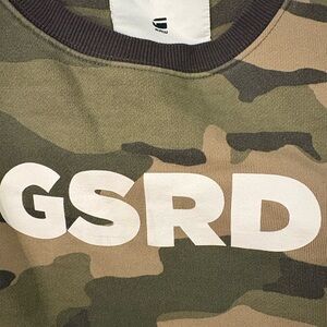 G-Star Camouflage GSRD Sweatshirt Crew Neck Small